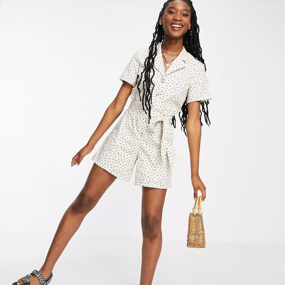Monki olisa’s polka dot romper
